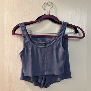 SHEIN blue two piece set